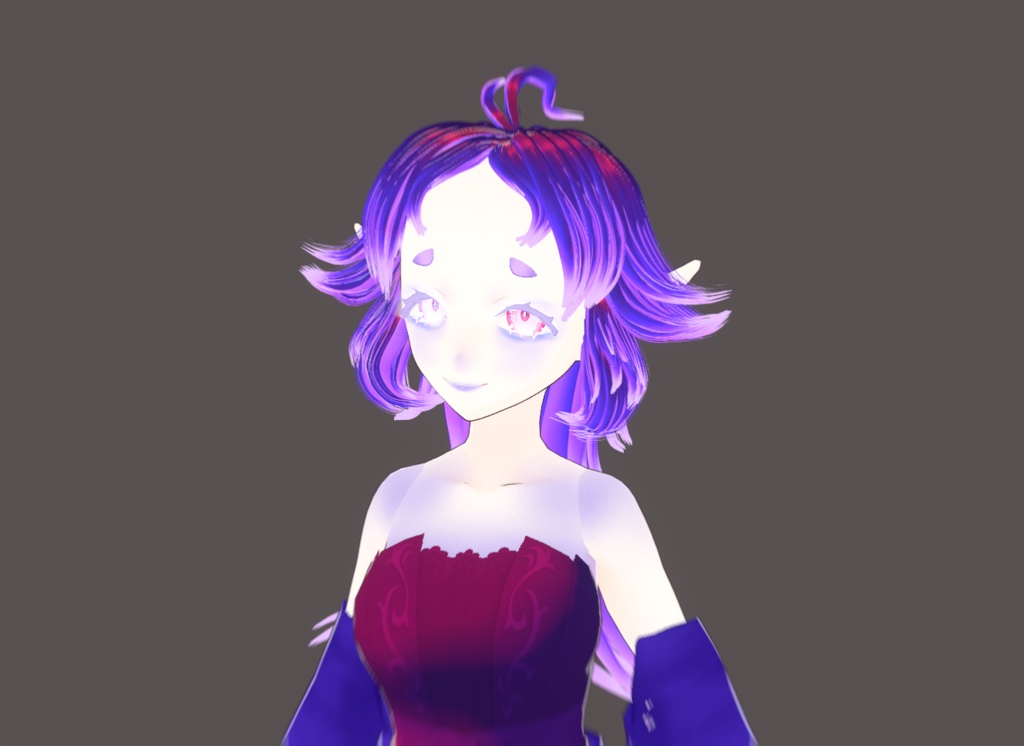 [VRoid] Evil mermaid harstyle preset