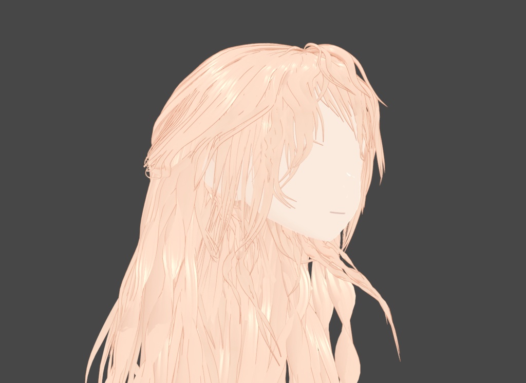 [VRoid] Rose hairstyle preset - BeigeStyle - BOOTH