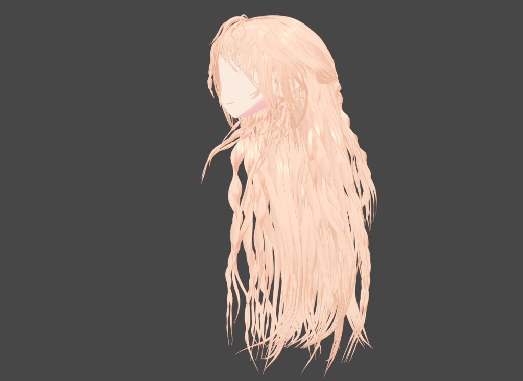 [VRoid] Rose hairstyle preset - BeigeStyle - BOOTH