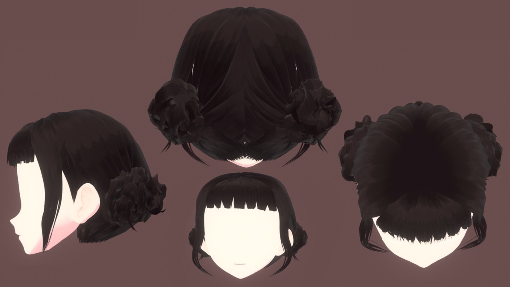 [VRoid] NEW Zoey Hairstyle Preset