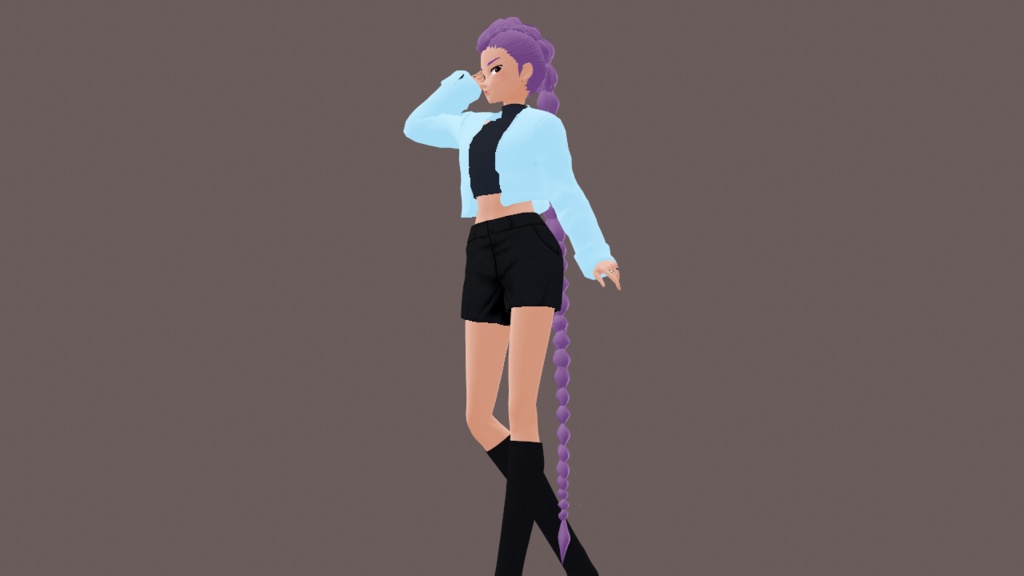 [VRoid] Rumi Hairstyle Preset