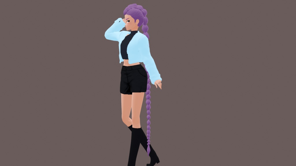 [VRoid] Rumi Hairstyle Preset
