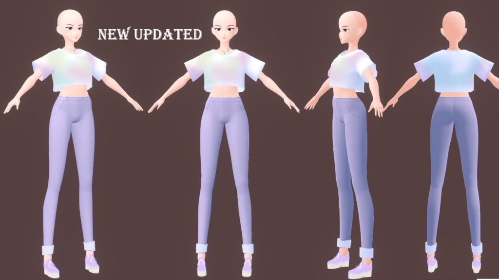 [VRoid - VRM] NEW Rumi's Base Model