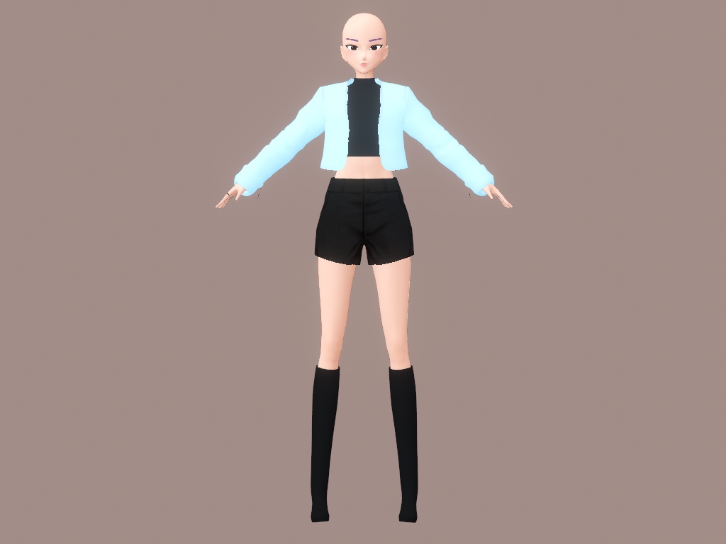 [VRoid - VRM] Rumi's Base Model