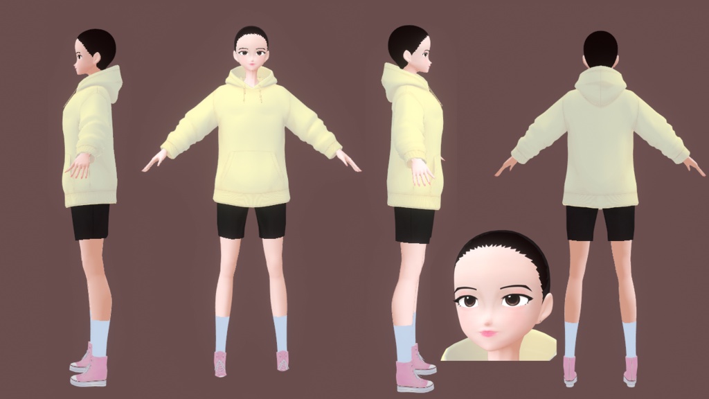[VRoid - VRM] NEW Zoey's Base Model
