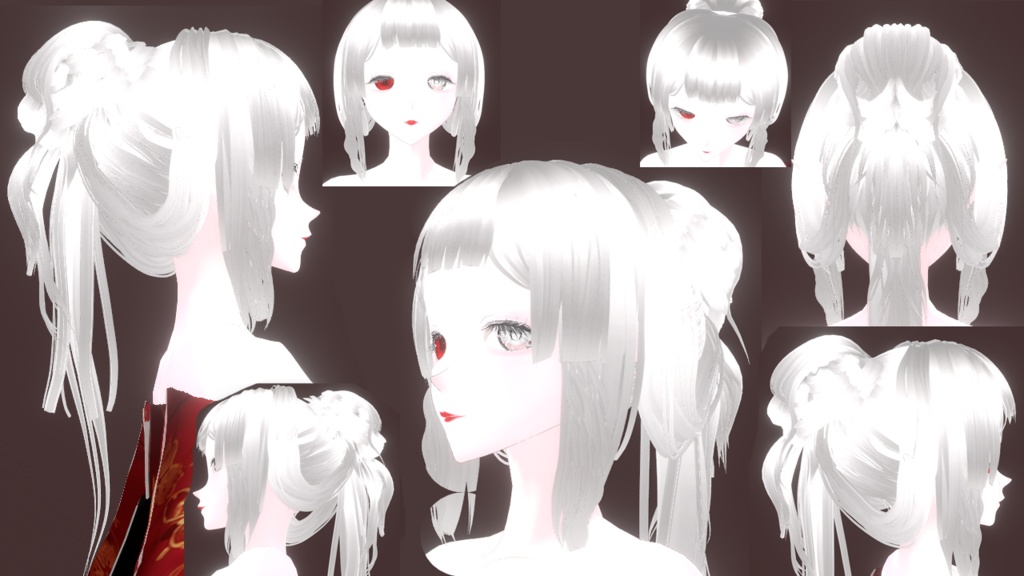 [VRoid] Serie Majestic 1 Hairstyle Preset