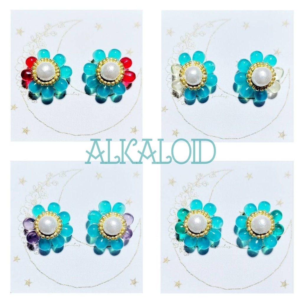 【匿名配送】あんスタ*ALKALOID*イメージカラーイヤリング/ピアス