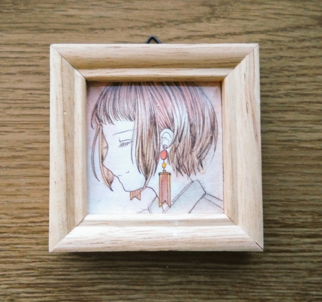ミニ原画04 よこがお みーもぎゃらりー Booth