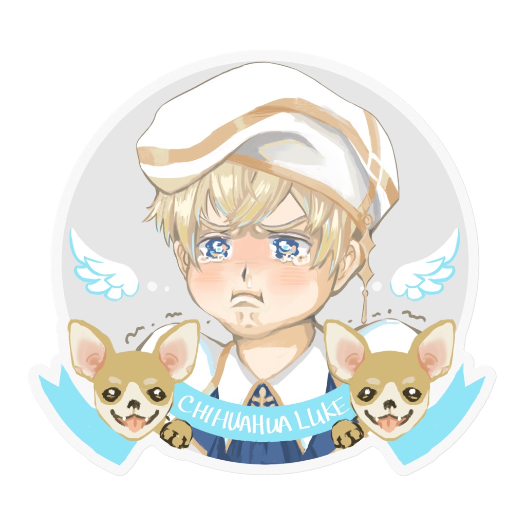 Chihuahua Luke Sticker