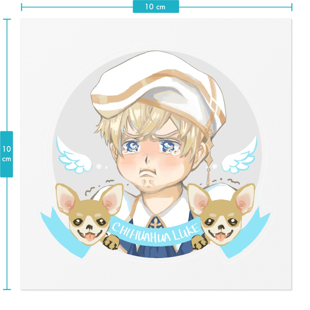 Chihuahua Luke Sticker