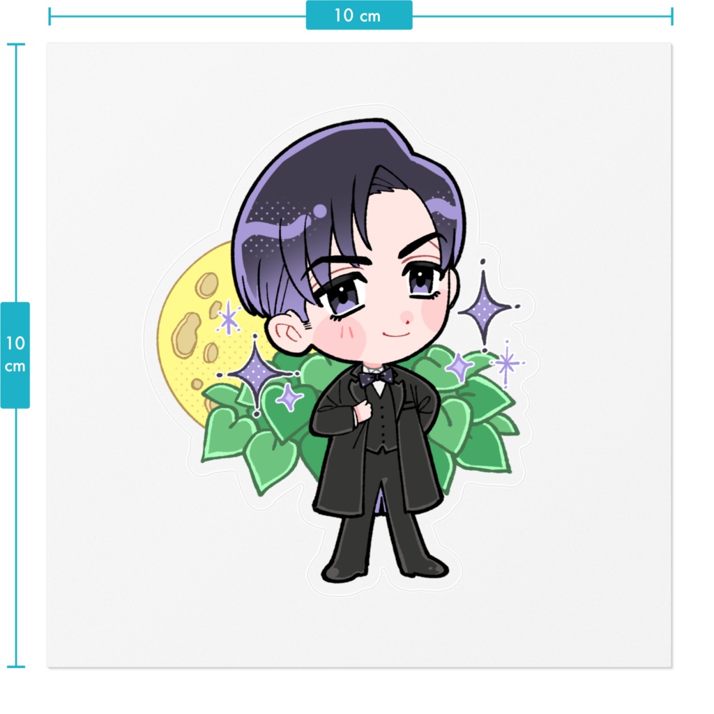 桂小五郎クリアステッカー