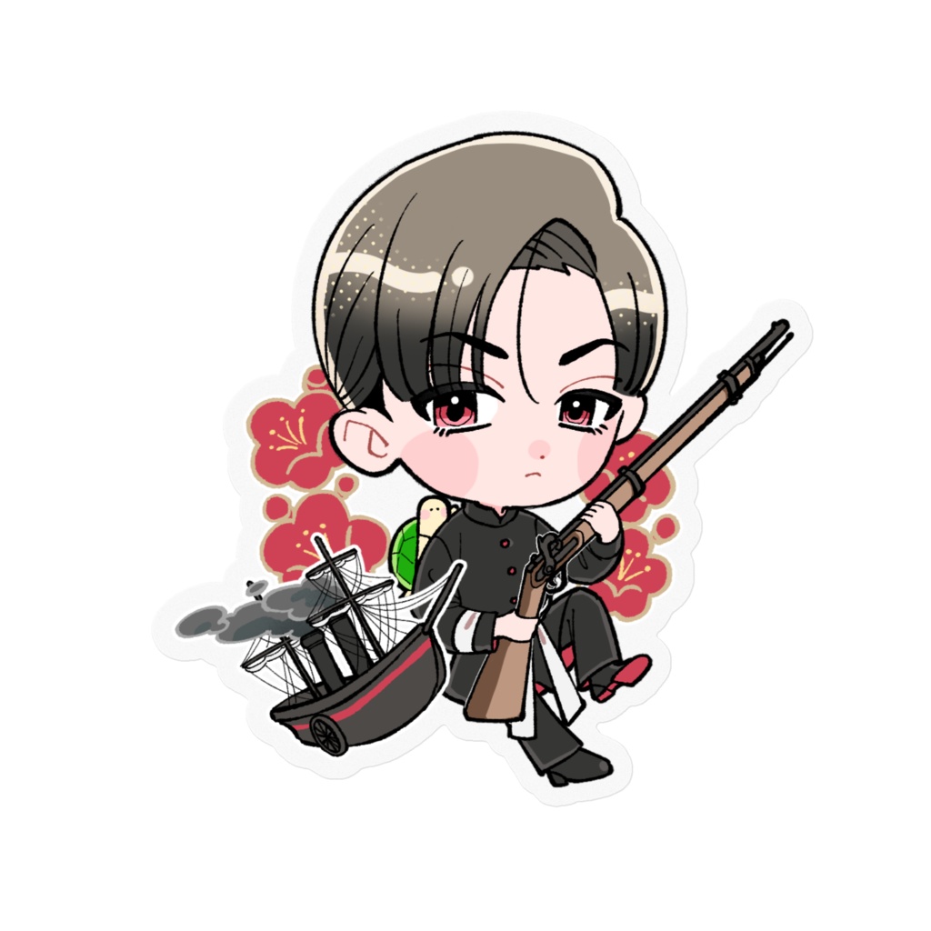 森清蔵クリアステッカー