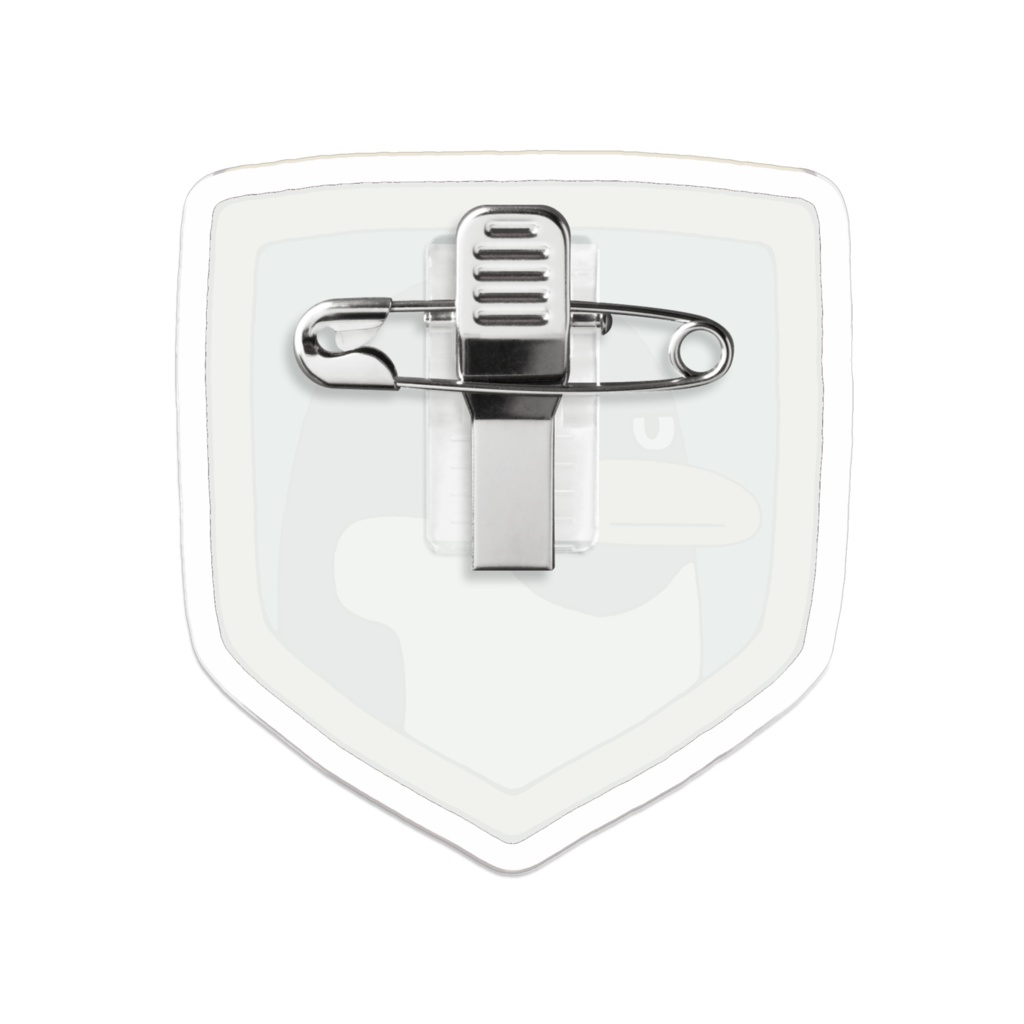 くそぺんエンブレム【アクリルバッジ(青)】