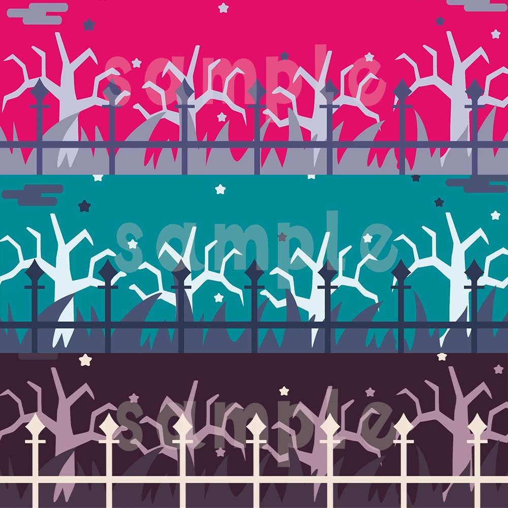 【動く配信フレーム】デビルなループ背景素材セット(コメント欄・ロード画面・背景)