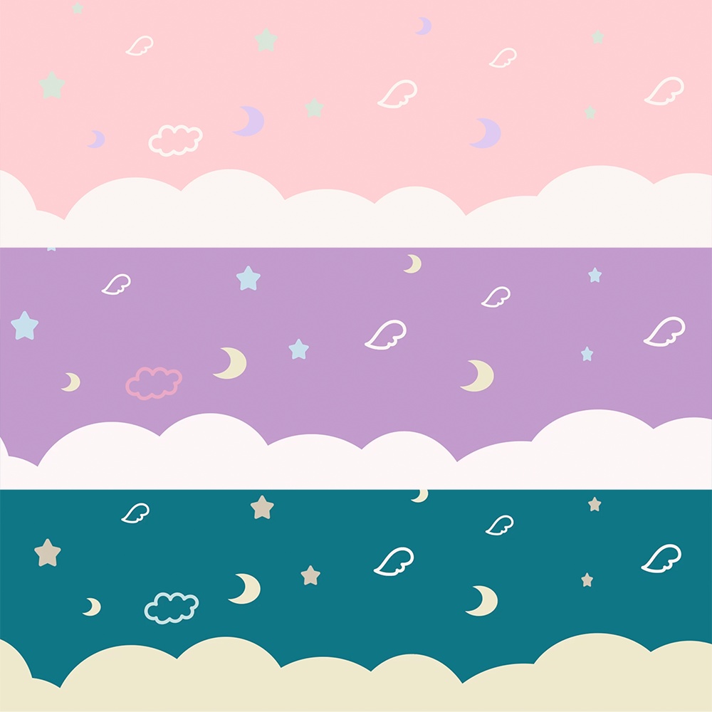 【動く配信フレーム】デビルなループ背景素材セット(コメント欄・ロード画面・背景)