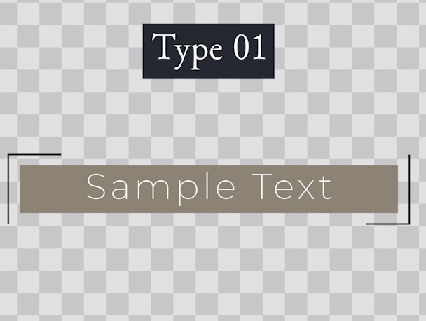 【.mogrt】シンプルな見出しテキストセット