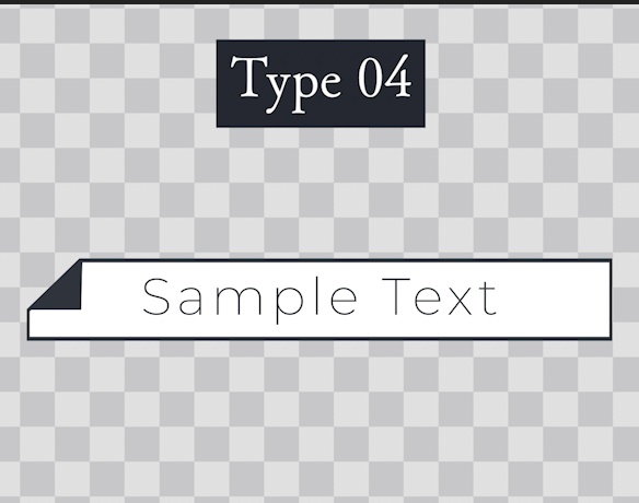 【.mogrt】シンプルな見出しテキストセット