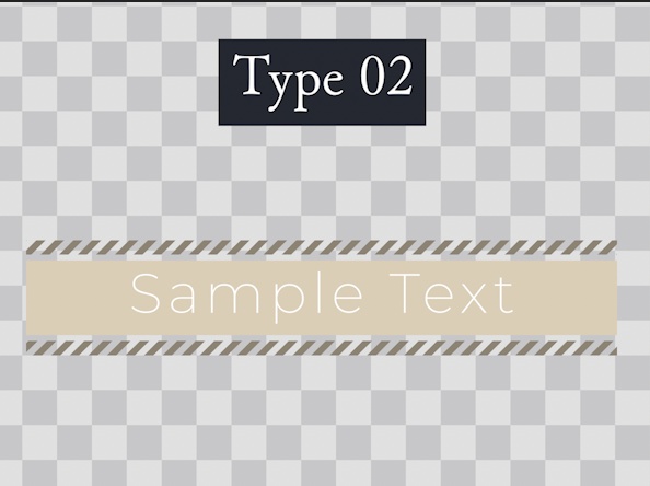 【.mogrt】シンプルな見出しテキストセット