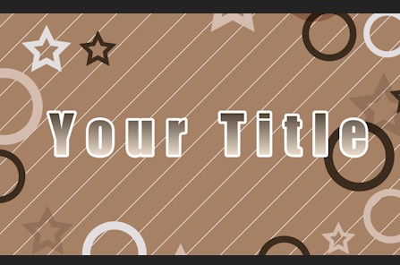 【Prテンプレ】ポップなオープニングタイトル素材