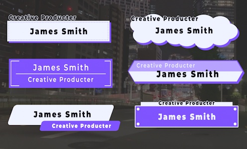 【Prテンプレ】ネームテロップにも!見出しボックス(.mogrt)