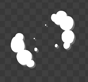 【Prテンプレ】4種類の煙がボフッと出てくる衝撃エフェクト素材(.mogrt)