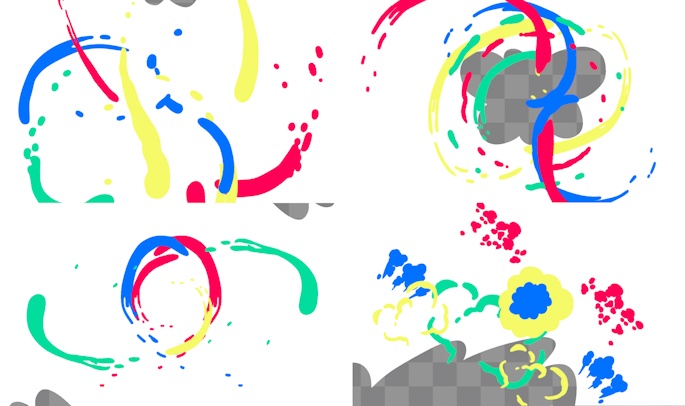 【Prテンプレ】煙と液体のFXトランジション4セット(.mogrt)