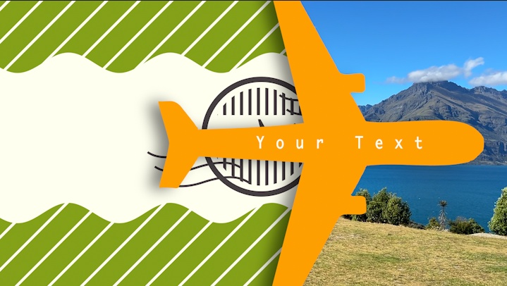 【Prテンプレ】飛行機のトラベルトランジション(.mogrt)