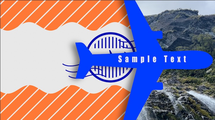 【Prテンプレ】飛行機のトラベルトランジション(.mogrt)