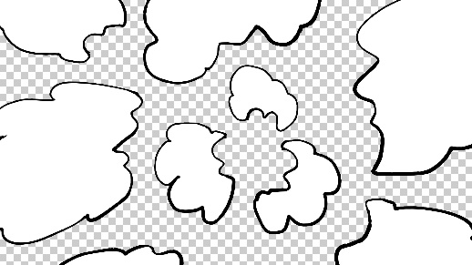 【MOGRT/AEP】煙トランジションパック8 + 背景透過MOV(ComicVer.)