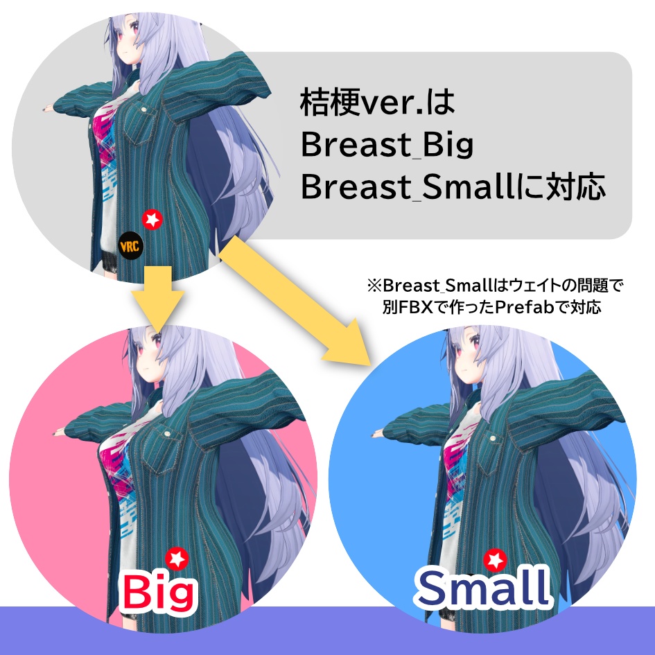 8アバター対応 Casual Outfit Set/リィンブラウ 桔梗 リセ 舞夜 ルーナリット 萌 紫空 ナナセ