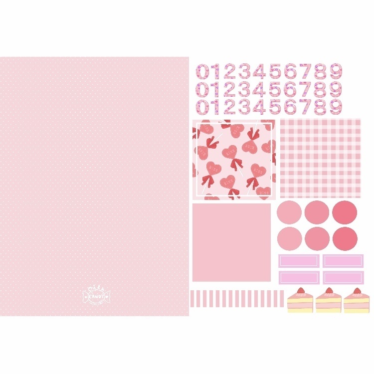 手帳アイテム-pink-