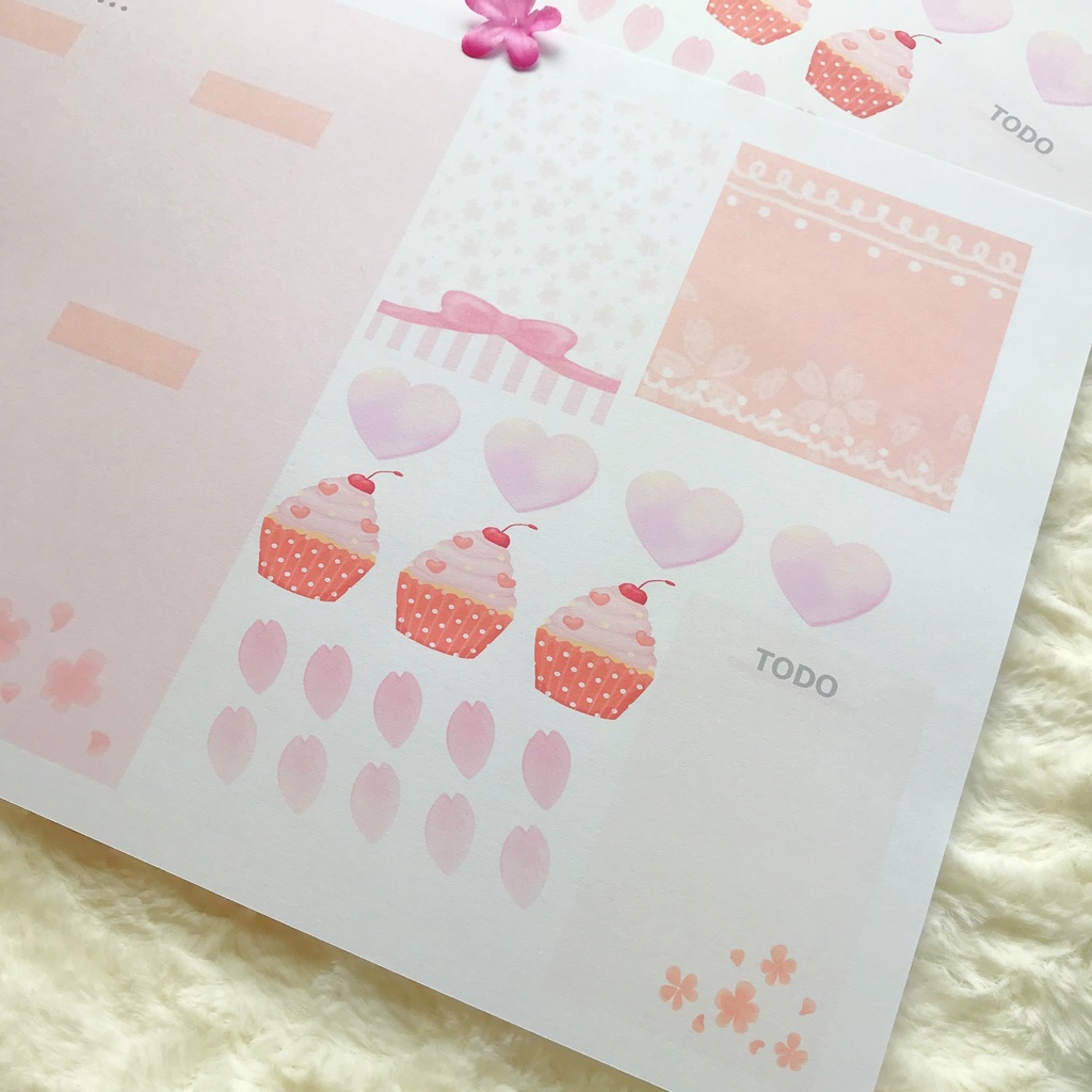 手帳アイテム-桜-