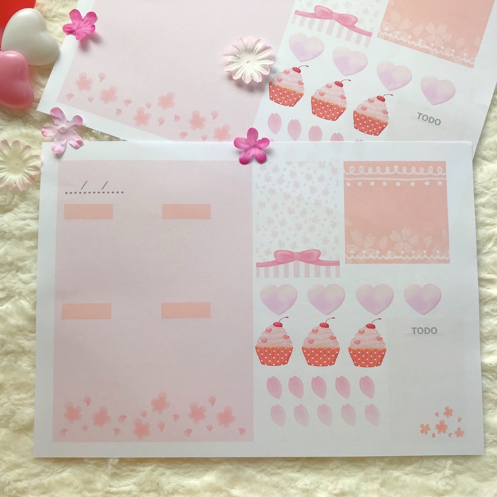 手帳アイテム-桜-