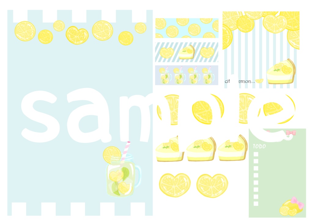 citrus lemon DL素材