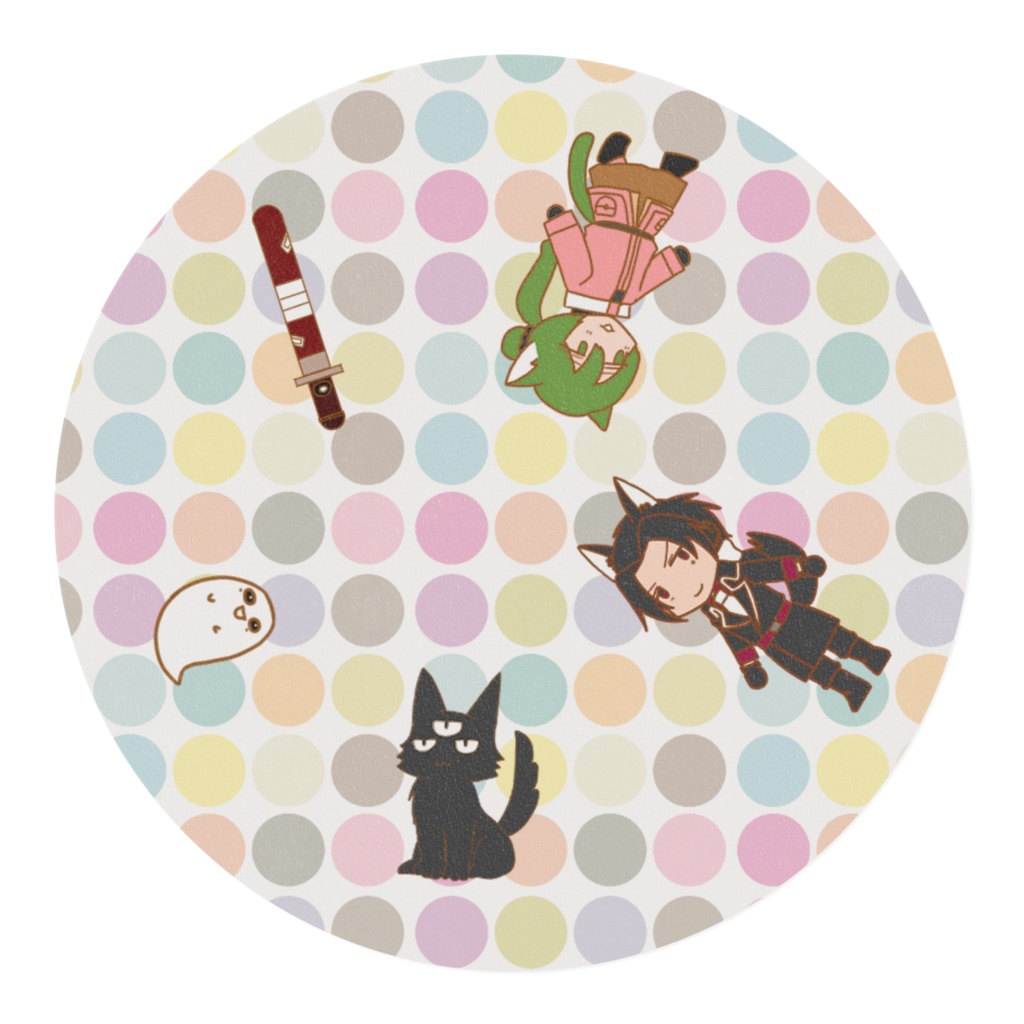 往来パーティわんにゃんマステ