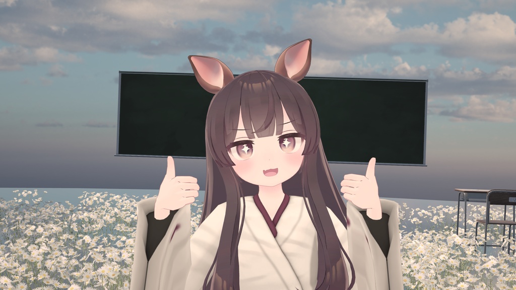 だれでもつかえる!ぷるぷるしかみみ【VRChat想定】