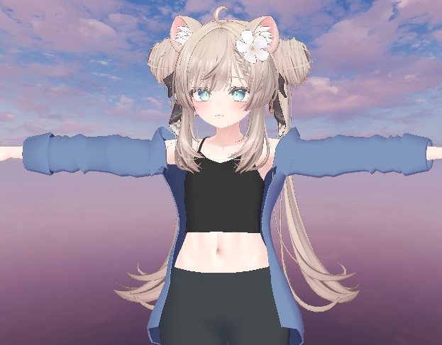 🌟半額セール🌟【MA対応🏖️】凪夜瑠璃・マヌカ対応♡CasualSummerStyle【VRChat想定】