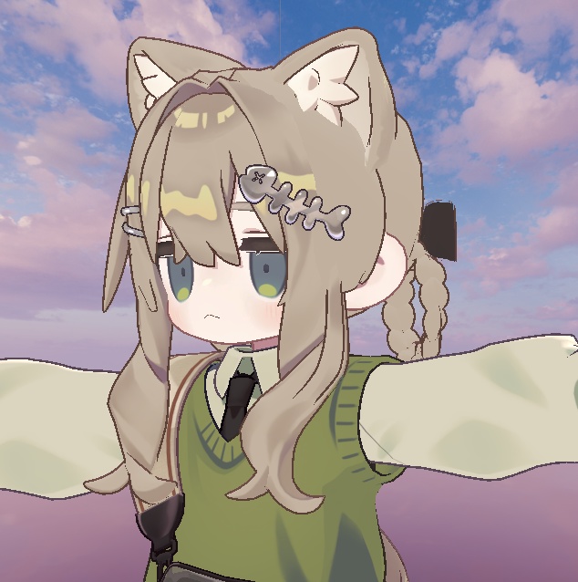 【キプフェル対応】🍩もちもちどーなつヘア🍩【MA設定済み】 #marblepouch