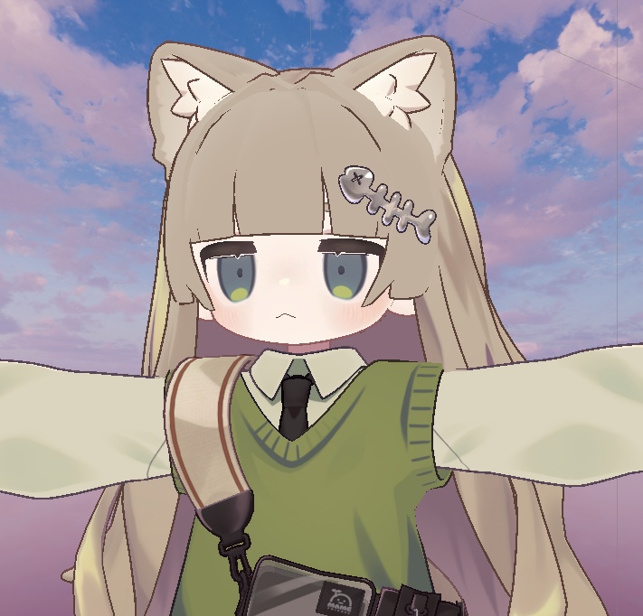 【キプフェル対応】🍩もちもちどーなつヘア🍩【MA設定済み】 #marblepouch