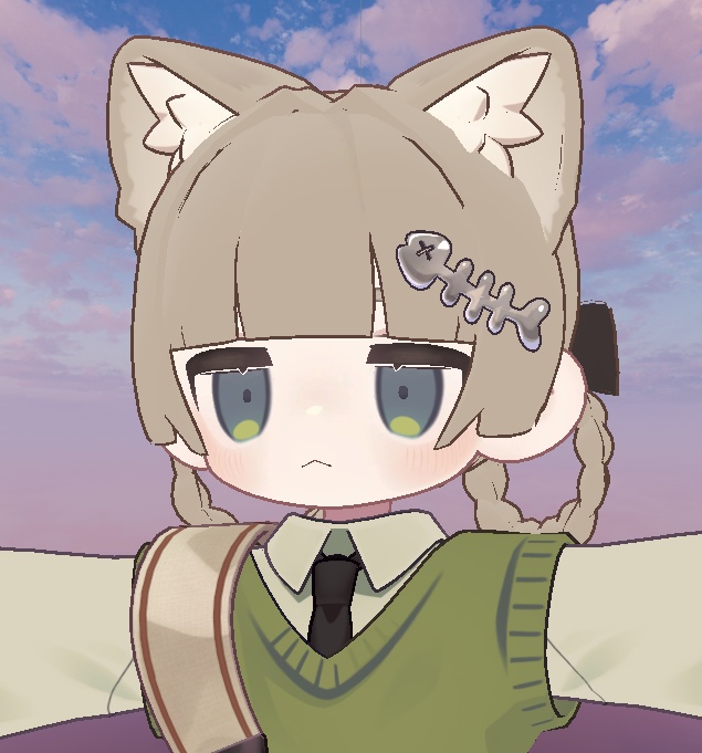 【キプフェル対応】🍩もちもちどーなつヘア🍩【MA設定済み】 #marblepouch