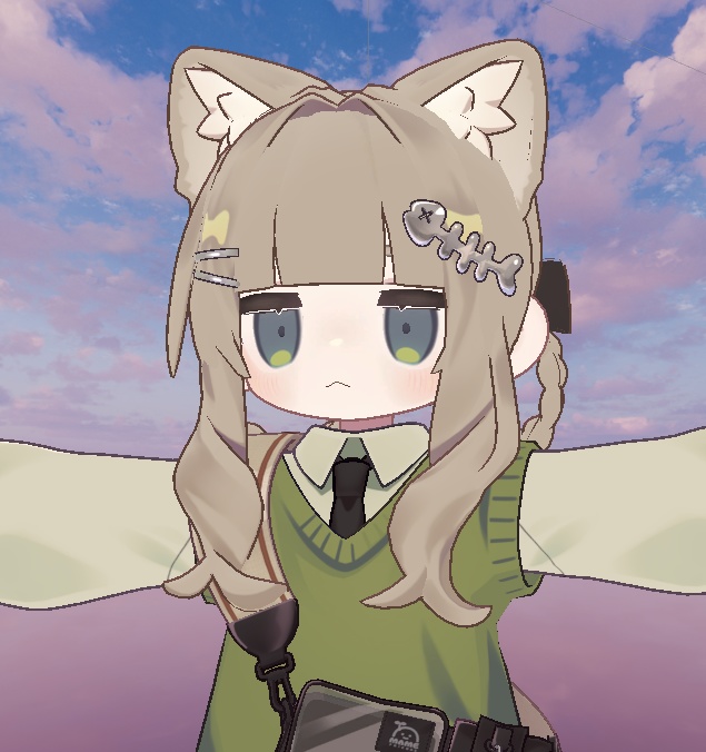 【キプフェル対応】🍩もちもちどーなつヘア🍩【MA設定済み】 #marblepouch