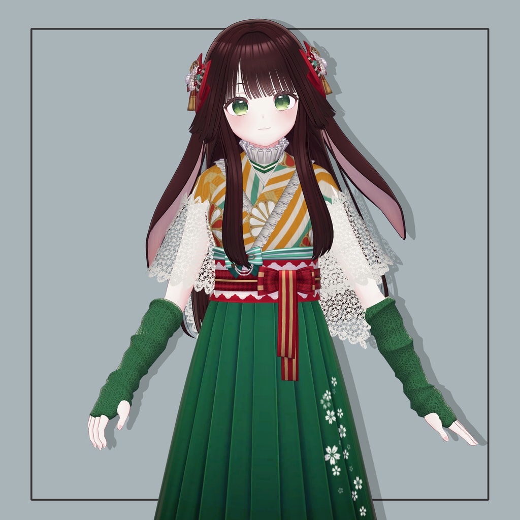 【MA対応/Free】12アバター対応 Knit Arm Cover【VRChat想定】 #marblepouch