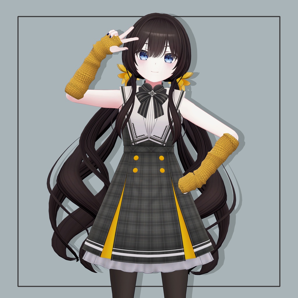 【MA対応/Free】12アバター対応 Knit Arm Cover【VRChat想定】 #marblepouch