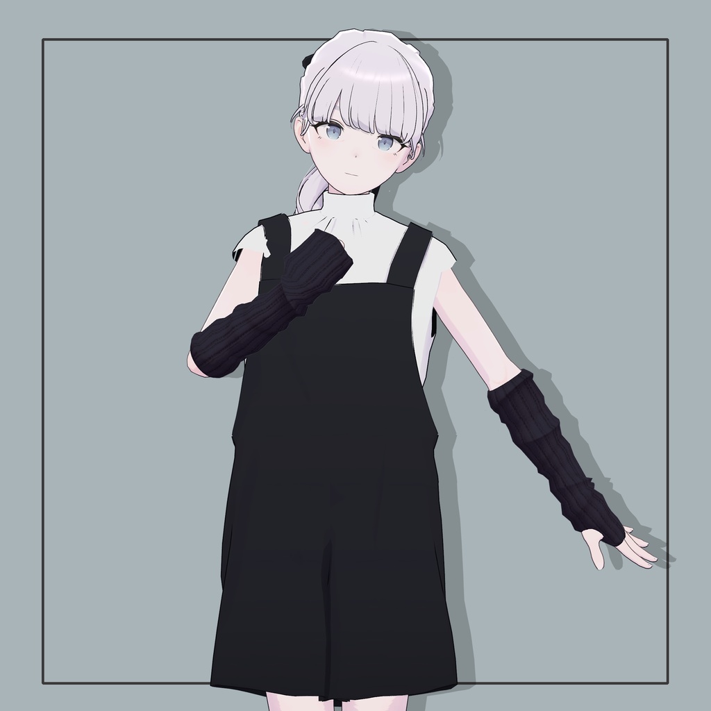 【MA対応/Free】12アバター対応 Knit Arm Cover【VRChat想定】 #marblepouch