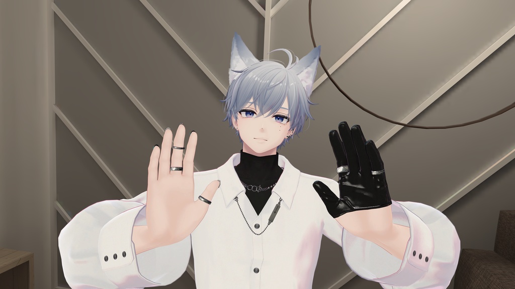 【MA対応】無料♡狛乃くんのなでなでハンド【VRChat想定】 #marblepouch