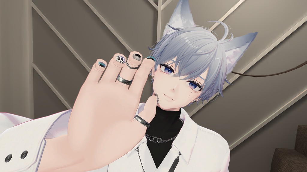 【MA対応】無料♡狛乃くんのなでなでハンド【VRChat想定】 #marblepouch