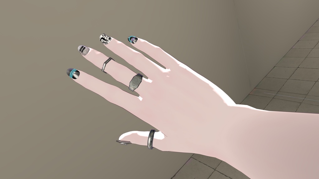 【MA対応】無料♡狛乃くんのなでなでハンド【VRChat想定】 #marblepouch