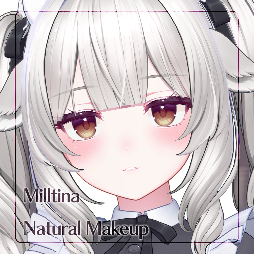 【ミルティナ専用】Natural Makeup Texture - face & tongue -【VRChat想定】 #marblepouch