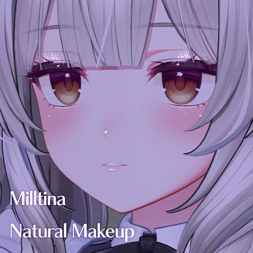 ðåé¡ã»ãŒã«ðããã«ãã£ãå°çšãNatural Makeup Texture - face & tongue -ãVRChatæ³å®ã #marblepouch