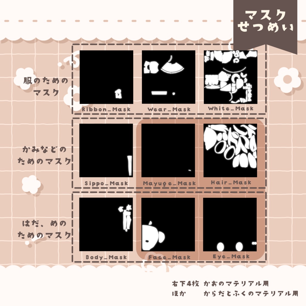 🌟半額セール🌟【ねずみのくるみ専用】🧀+Blend Shape (追加シェイプキー110個)🍼【VRChat想定】